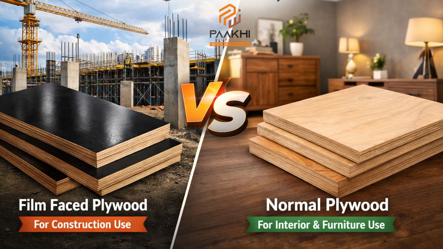 Film Faced Plywood vs. Normal Plywood