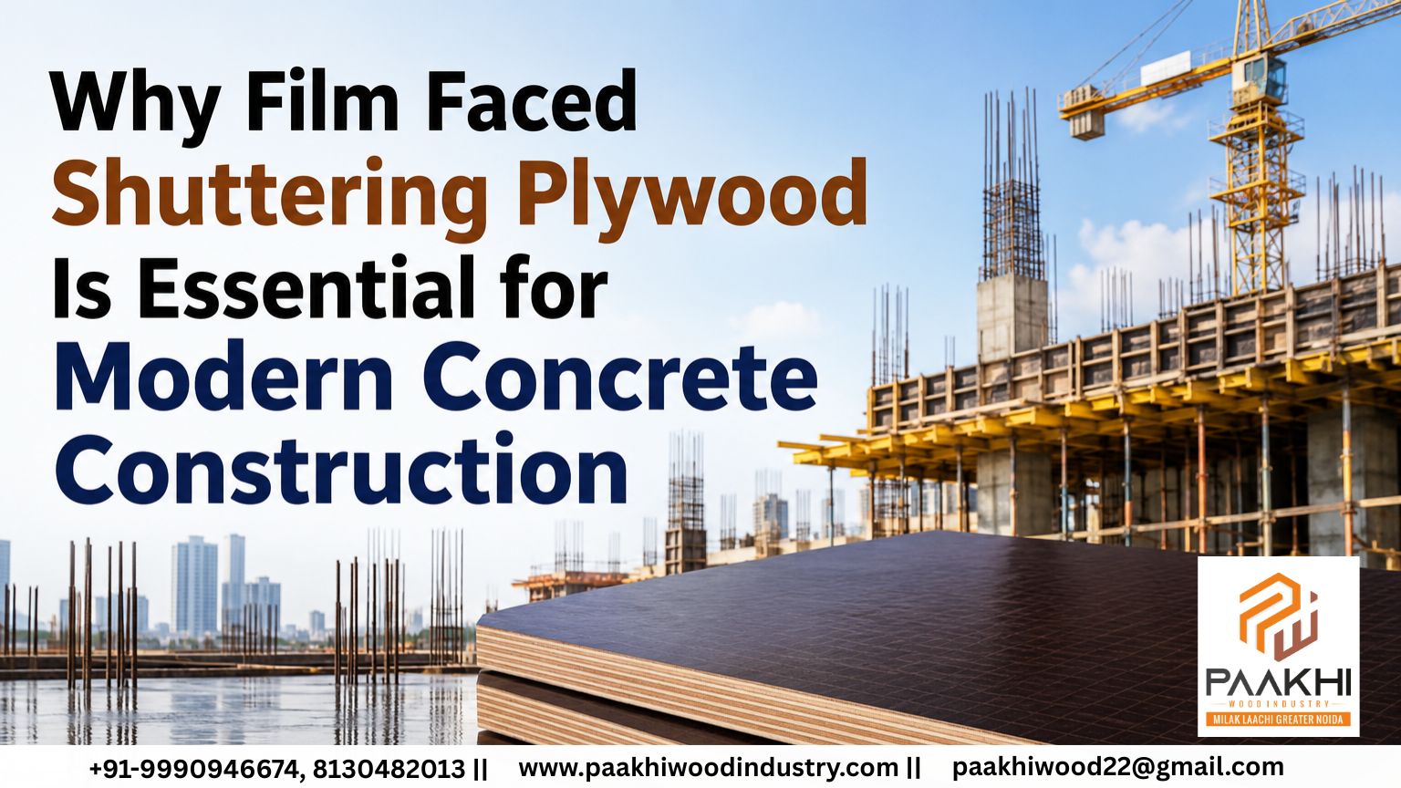 Film Faced Shuttering Plywood for Modern Concrete Construction
